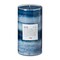 Water Themed Scented Paraffin Wax Pillar Candle Large Blue 3x5.9 inch Burn Time 105 Hours